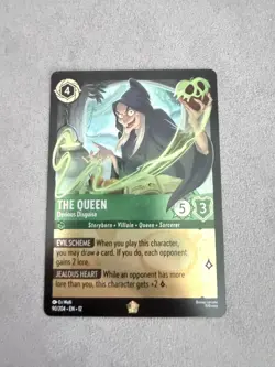 Disney Lorcana Wilds Unknown The Queen Devious Disguise 90/204 Legendary (FOIL) - Image 1