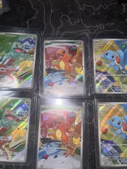 Pokemon 30th Year Anniversary First Illustration Kanto Starters Promo Card - Image 2