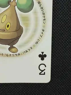 Pokemon Bonsly 3 of Clubs Pearl Playing Card Palkia Back Poker Nintendo - Image 4