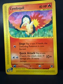 Cyndaquil - 104/165 - Common - Expedition - Pokemon Card - NM - Image 1