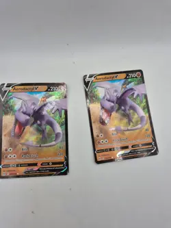 Aerodactyl V Ultra Rare 092/196 SWSH11 Pokemon Lost Origin Pokemon TCG Cards X2 - Image 3