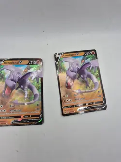 Aerodactyl V Ultra Rare 092/196 SWSH11 Pokemon Lost Origin Pokemon TCG Cards X2 - Image 4