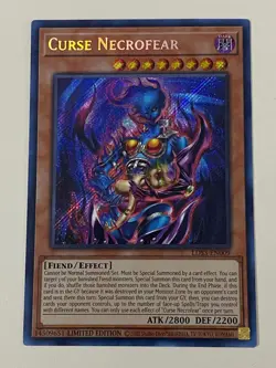 Yugioh Dark Necrofear Curse Set - 1st & Limited Edition NM - Plus Free Holo - Image 2