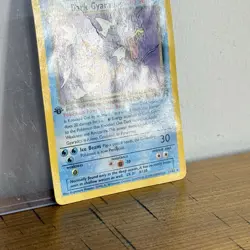 Pokemon Card: Team Rocket 1st Edition Rare Non-Holo : Dark Gyarados 25/82 Used - Image 5