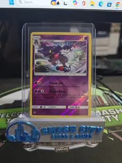 Pokemon Toxicroak Holo Reverse Rare Trading Card 55/147 *129* - Image 1
