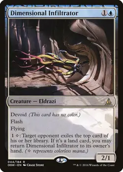 MTG Dimensional Infiltrator FOIL Oath of the Gatewatch #44 Rare Magic The Gather - Image 1