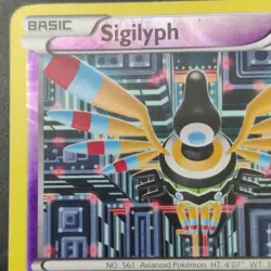Pokemon Sigilyph 66/113 Legendary Treasures Reverse Holo - Image 2