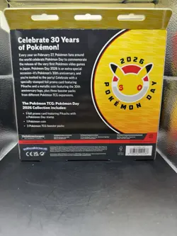 Pokemon TCG Pokemon Day 2026 Collection - Celebrate 30 Years of Pokemon NEW - Image 2