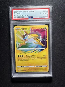 Pokemon 6 Amazing Rare PSA 10 SEQUENTIAL Set Vivid Voltage Rayquaza Raikou - Image 5
