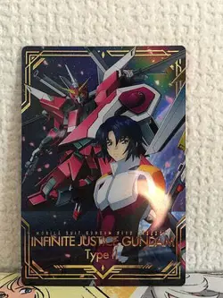 DESTINY JUSTICE GUNDAM Type II 1-033 UR Seed Freedom Wafer Card Athrun Zala - Image 1