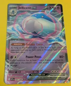 Pokemon Jellicent ex 045/086 White Flare Double Rare LP - Image 1