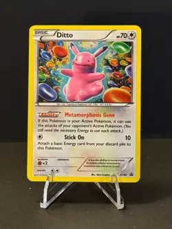 Ditto XY40 Pokemon Black Star Promo Holo - MP - Awesome card!! - Image 1