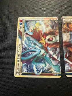 Suicune & Entei Legend Set - 94/95 & 95/95 - Pokemon Unleashed Ultra Rare LP - Image 3