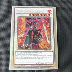 Yugioh Crimson Blader Platinum Secret Rare RA04 - Image 1