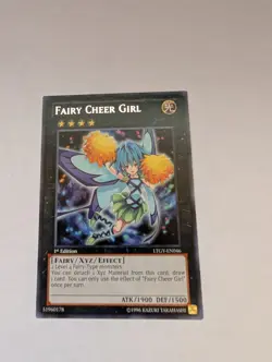 Yugioh Fairy Cheer Girl LTGY-EN046 Rare 1st Ed NM - Image 1