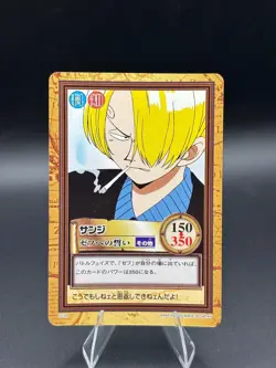Sanji C156 Carddass Hyper Battle Bandai Japanese One Piece Moderately Played - Image 1
