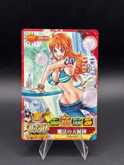 Nami IC1-08 Holo Prism OnePy Berry Match Bandai Japanese One Piece LP - Image 1
