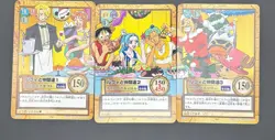 Luffy Straw Hats C517 C518 C519 Carddass Hyper Battle Japanese One Piece MP - Image 1
