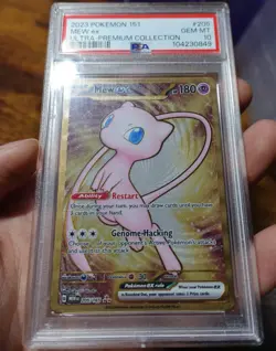 Mew ex 205/165 PSA 10 Metal Card 151 Ultra Premium Collection Pokemon Card - Image 3