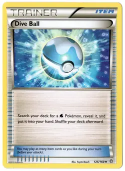 Pokemon Card - Dive Ball 125/160 - Primal Clash - 2015 - Image 1