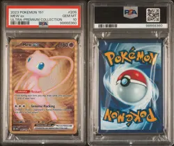 PSA 10 Mew ex - (151 Metal Promo) 205/165 Ultra Premium Collection Pokemon Card - Image 3