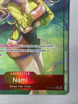One Piece - ST21-Starter Deck EX: Gear 5 - Nami 009 - Alt Art (1 Card) - Image 4