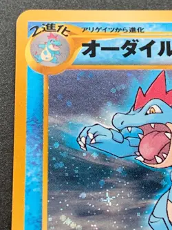Pokemon card Feraligatr LV.69 No.160 Pokemon TCG 1996 Japan Holo Rare Nintendo - Image 2