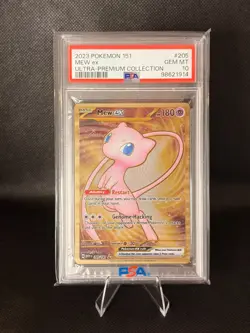 Pokemon Scarlet & Violet 151 Mex ex (Metal Card) 205/165 PSA10 GEM MINT - Image 1