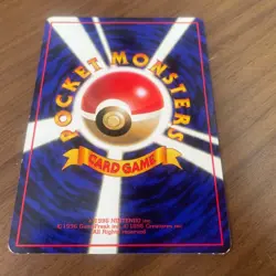 Pokemon Card Aerodactyl Vending Series 2 Red Japanese Vintage Old Back - Image 2