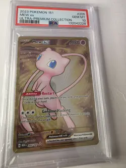Mew EX Card 205/165 PSA 10 Gem Mint Scarlet & Violet 151 - Image 4