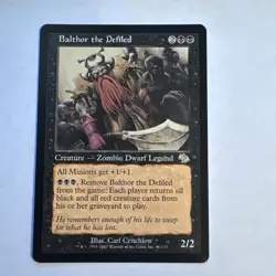 MTG Magic the Gathering Balthor the Defiled (61/143) Judgment NM - Image 1