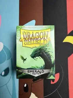 Dragon Shield Matte Emerald Sleeves 100ct - Standard Size - MTG Pokemon TCG - Image 1