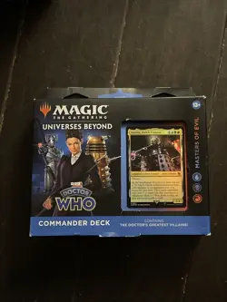 Magic the Gathering Doctor Who Masters of Evil Commander Deck New & Sealed - Image 1