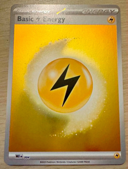 Pokemon TCG Basic Lightning Energy Reverse Holo Card MEE 004 Ascended Heroes - Image 1