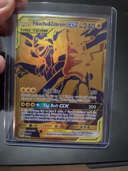Pikachu & Zekrom GX SM248 - Tag Team - Full Art Promo - Pokemon TCG - Image 1