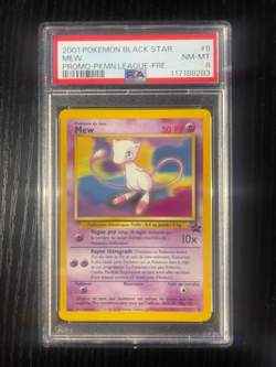 Pokemon Black Star Mew #8 and #9 Rare Foreign Language Promo Lot PSA Graded 7-8 - Image 3