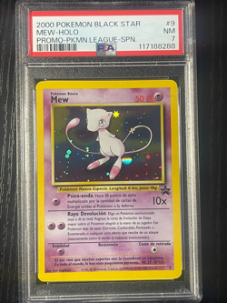Pokemon Black Star Mew #8 and #9 Rare Foreign Language Promo Lot PSA Graded 7-8 - Image 5