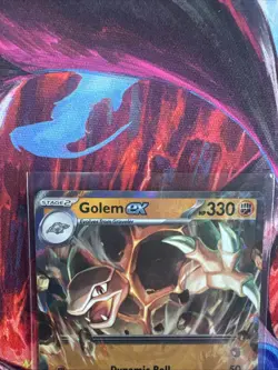 Pokemon TCG Golem EX 076/165 Scarlet & Violet Holo Double Rare - Image 2