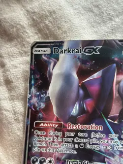 Darkrai GX 88/147 Holo GX Rare Burning Shadows Pokemon Moderately Played - Image 3