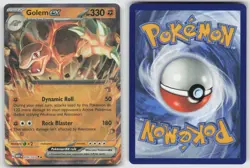 Golem ex 076/165 Double Rare 151 Pokemon Holo NM - Image 3