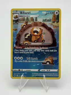 Bibarel GG25/GG70 Crown Zenith: Galarian Gallery Holo Pokemon TCG - NM - Image 1