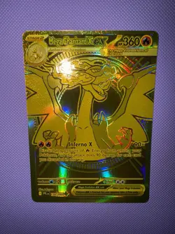 Mega Charizard X ex 130/094 Pokemon Phantasmal Flames Mega Hyper Rare NM Mint - Image 1
