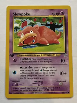 Pokemon TCG - Slowpoke - Neo Genesis #073/111 1st Edition - LP - Image 1