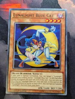 Yu-Gi-Oh! Lunalight Blue Cat - LED4-EN050 - Common - 1st Edition - Image 1