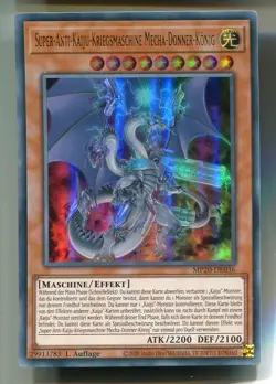 Yu-Gi-Oh! Super Anti KAiju KRiegsmaschine Mecha Donner Konig Ultra Rare MP20-DE0 - Image 1