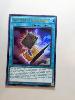 Abyss Script - Abysstainment - BLLR-EN013 - Ultra Rare 1st Edition Yugioh - Image 1