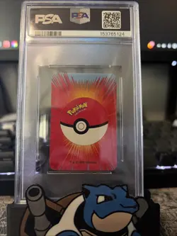 1999 BICYCLE POKEMON MINI PLAYING CARDS BLUE DECK 3 OF DIAMONDS RAICHU PSA 10 - Image 2