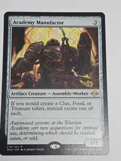 Academy Manufactor | NM | MH2 | 219/303 | Rare | MTG - Image 1