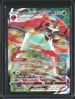 Orbeetle VMAX 021/185 Holo VMAX Rare Vivid Voltage Pokemon NM/M - Image 1