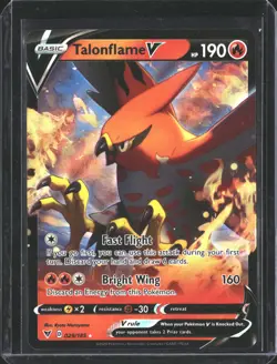 Talonflame V 029/185 Holo V Rare Vivid Voltage Pokemon NM/M - Image 1